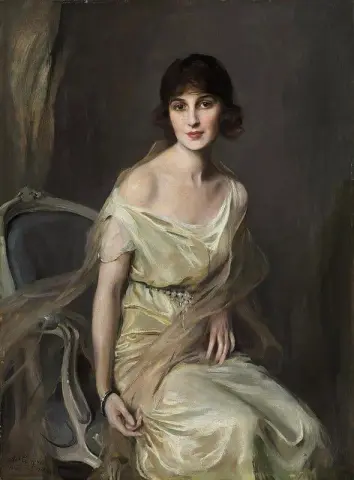 Dona Mar A Mercedes De Alvear 1921의 초상화