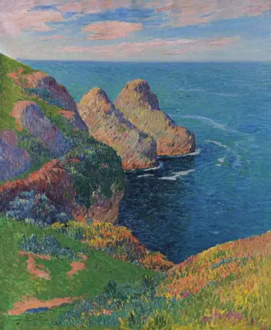 바다의 절벽 1895