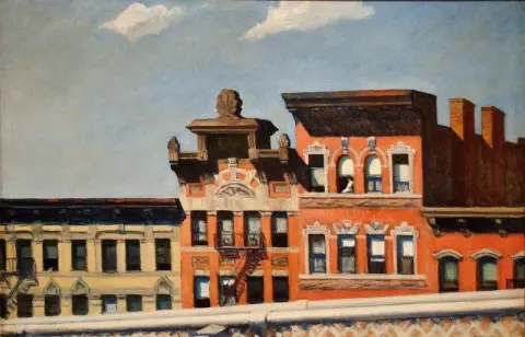 윌리엄스버그 다리에서 1928