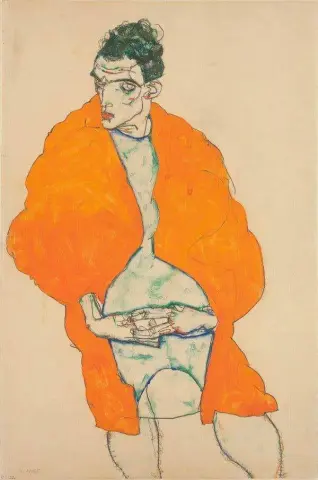 Figura Masculina De Pie Autorretrato 1914